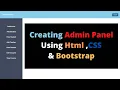 How To Make Admin Panel Using Html Css Bootstrap Student Management System Project in PHP