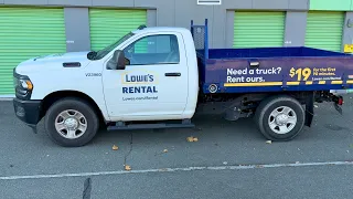 Lowes Ton Rental Truck Review