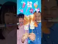 Download Lagu Pink Blue Food Mukbang ASMR 🥵bubble tea 🧋boba #asmr #mukbang #funny #sanrio