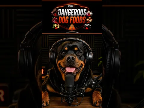 Dangerous Foods Dogs Should Never Eat | Rottweiler Life Broadcast Ep. 1 #Shorts