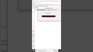 Alarm clock with gui using python python project for beginners
