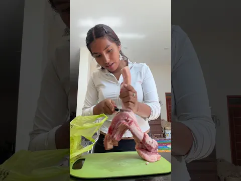 Así preparé chicharrón de chancho 🐷😋