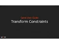 Spine User Guide - Transform Constraints