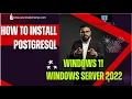 How to Install PostgreSQL Cluster on Windows 11 Windows Server 2022