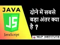 Biggest differences between java and java script What is standalone programming hindi