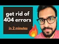 How to fix 404 errors using the Redirection WordPress Plugin