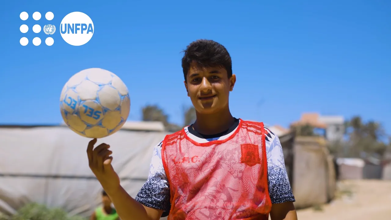 Football inspires hope for children caught in crisis in Gaza