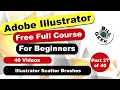 Making Adobe Illustrator CC Scatter Brushes How to make a Scatter Brush in Illustrator