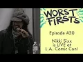 Nikki Sixx Live at LA ComiCon Worst Firsts Podcast with Brittany Furlan