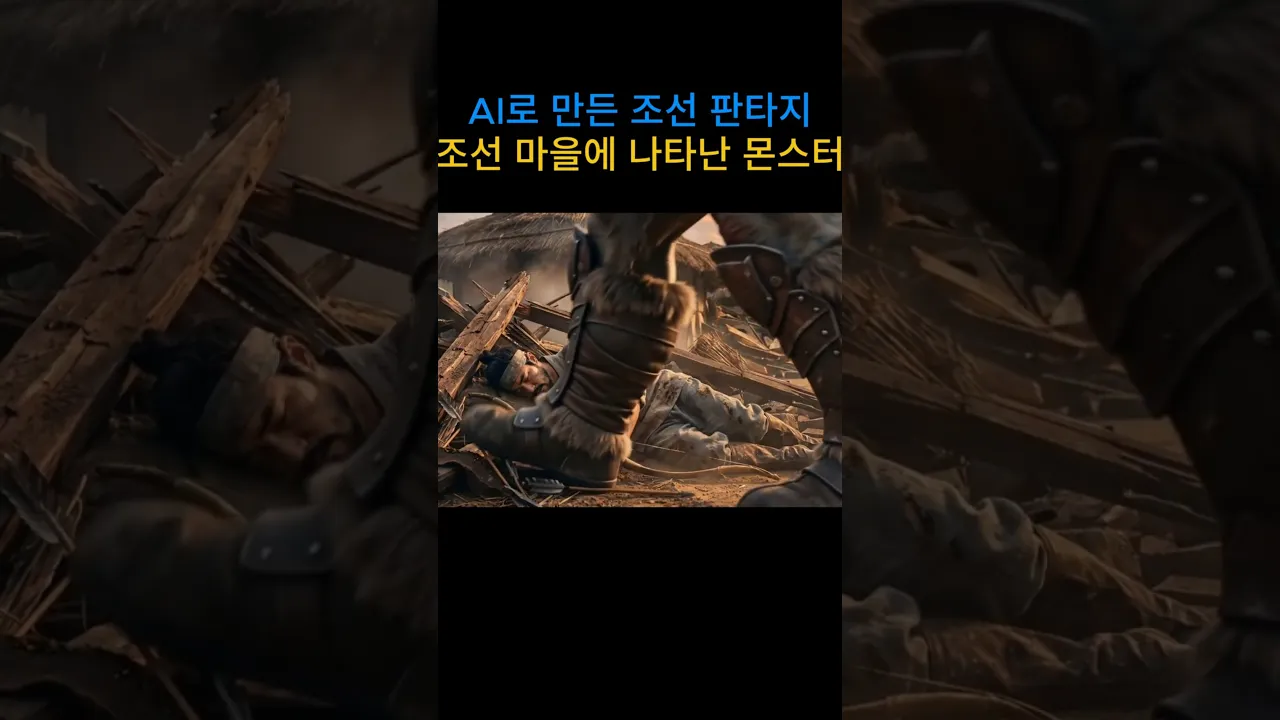 조선 마을에 침략한 몬스터의 정체는?!