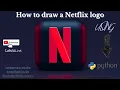 How to make Netflix logo using Python Turtle Turtle graphics CoderisLive