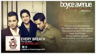 Download Boyce Avenue - Every Breath (Lyric Video)(Original Song) on Spotify \u0026 Apple MP3