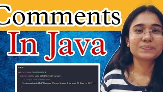 Comments in Java Java Programming Language Full Course Comments Quick Learning