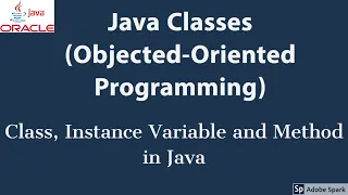 Java Class Instance Variable and Method - Object-Oriented Programming