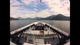 NOAA Ship Fairweather Transits from Kodiak Alaska to Seattle Wash