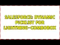 Salesforce Dynamic Picklist for lightning-combobox