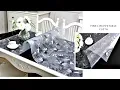 Waterproof Tablecloth Transparent Tablecloth with pattern