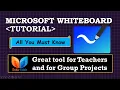 Microsoft Whiteboard Whiteboard options Whiteboard for Teachers Students Whiteboard Sharing