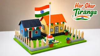 Har Ghar Tiranga 3D Model 🇮🇳 | Easy Independence Day School Project