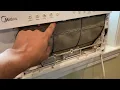 How to Clean Filter Midea U Shaped Window AC Air Conditioner