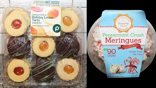Publix Holiday Linzer Tarts Krunchy Melts Peppermint Crush Meringues Review