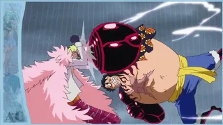 Gear4 Luffy punched Doflamingo using kong gun scene Luffy Vs Doflamingo One Piece