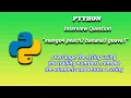 How to Answer this Python Interview Question