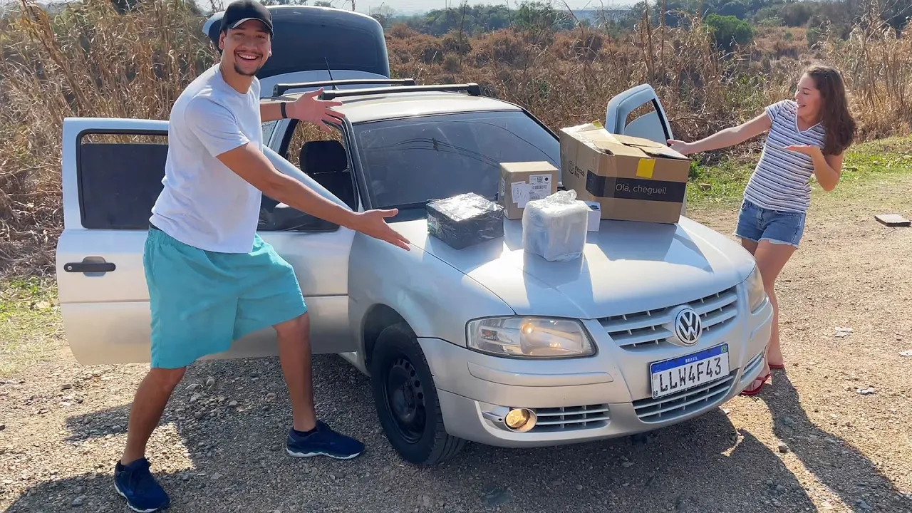 COMPRAMOS UM MINI “AR CONDICIONADO” PARA O GOL MOTORHOME Ep.3