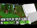 How to Play Split Screen in Minecraft on Xbox ONE - Minecraft Split Screen