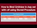 How to Bind Gridview in ASP NET