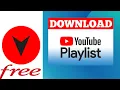 Step-by-step guide to Download YouTube PLAYLIST
