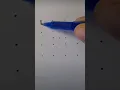 eassiest way of drawing dot beautiful pattern