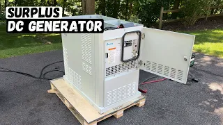 Converting a Telecom DC Generator for Off-Grid Lithium Charging