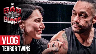 ريا ريبلي وداميان بريست يتدربان مع ا WWE Bad Blood 2024 Vlog 