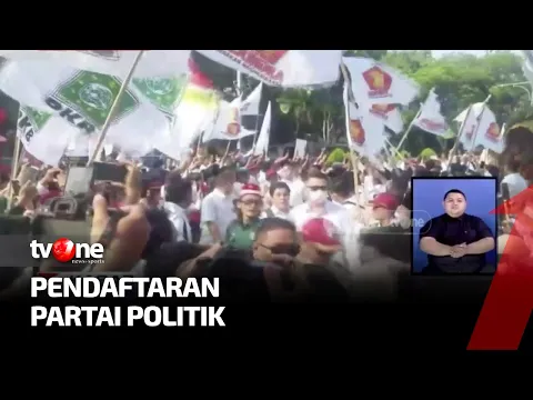 Berbondong-bondong Parpol Daftar ke KPU