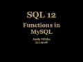 Built-in Functions in MySQL