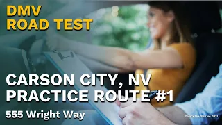 Carson City NV Real DMV Driving Exam Practice Route