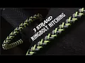 HOW TO MAKE 3 STRAND RINGBOLT HITCHING PARACORD BRACELET EASY PARACORD TUTORIAL DIY