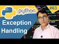 Error and Built in exception Handling in Python Python for beginners lesson - 63