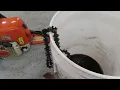 How to Clean Pitch off your Chainsaw Chain