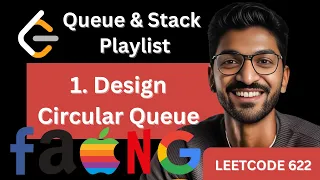 MUST WATCH 622 Design Circular Queue Queue Stack Playlist
