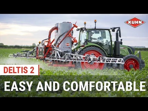 Easy and comfortable spraying with the DELTIS 2 mounted sprayer | KUHN