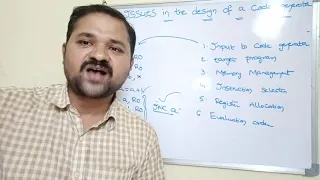 Issues in the design of a code generator