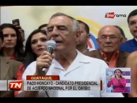 Centro democrático inscribió candidaturas a asambleístas por Guayas