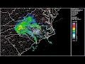 2020 Bertha - Raleigh NC WSR-88D Radar Animation 1280x720