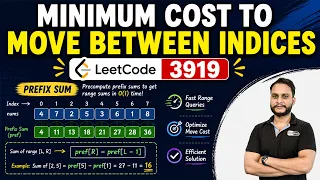 Minimum Cost to Move Between Indices Leetcode 3919