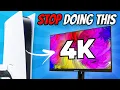 Dear Console Gamers STOP Buying 4K Monitors