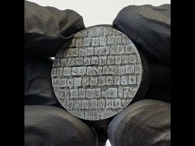 Bricks 77 - Textured Round bases set (11 pcs. 25–160mm) video thumbnail