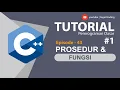 C 43 Procedures and Functions C Programming Part 1