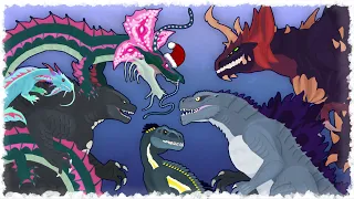 Godzilla and Dinosaur Battles | Jurassic World, MonsterVerse | DinoMania compilation